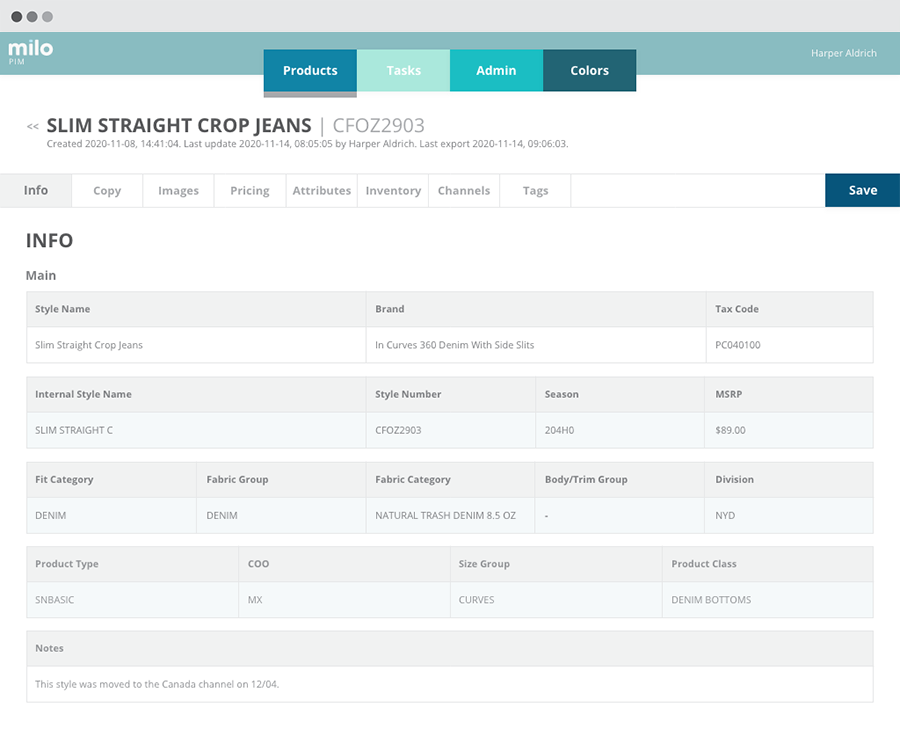 PIM - Core Data