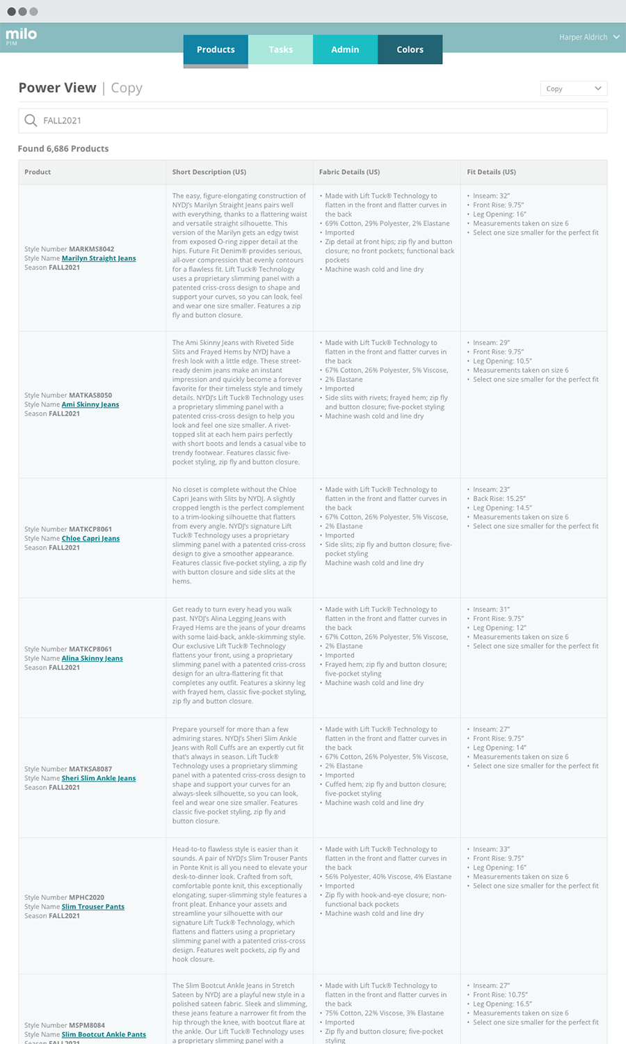 PIM - Power View: Copy